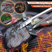 Non-stick Barbecue Mesh Mat Bag Reusable Baking Net Pad