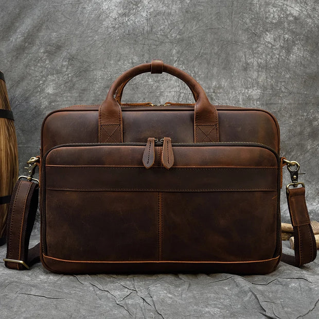 Laptop Briefcase Bag [Leather]
