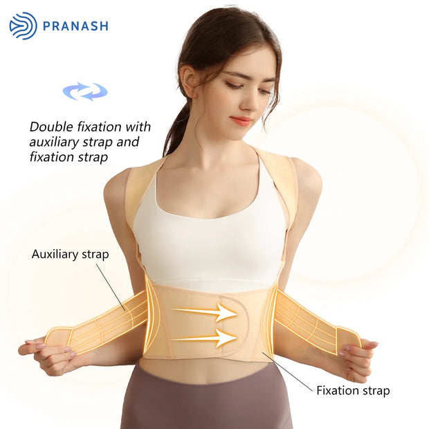 Fully Adjustable Straightener Upper Spine Support Back Brace Posture Corrector