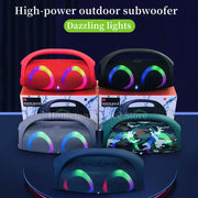 Portable Waterproof 100W High Power Bluetooth Speaker [RGB]