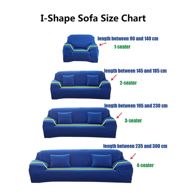 Solid Color Sofa Cover
