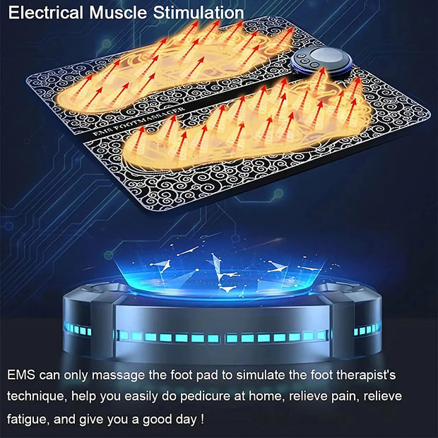 Foot Massager Electric Massage Mat | USB Charging