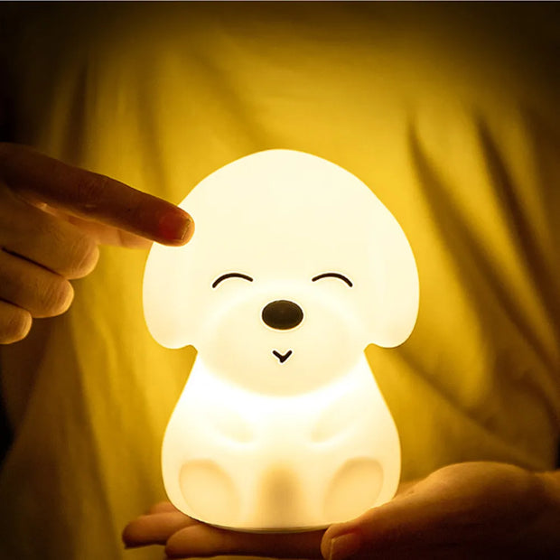 Dog LED Night Light | Touch Sensor