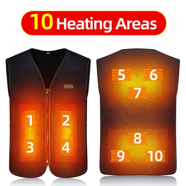Heated Vest Men Women | USB Self Heating Vest