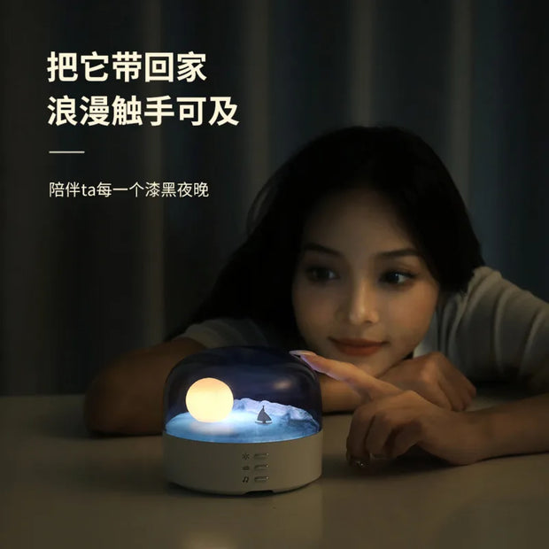 Moon Night Light | Bluetooth Speaker