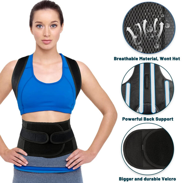 Back Brace Posture Corrector for Women & Men